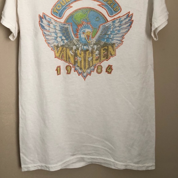 Urban Outfitters | Tops | Van Halen World Tour 984 T Shirt | Poshmark